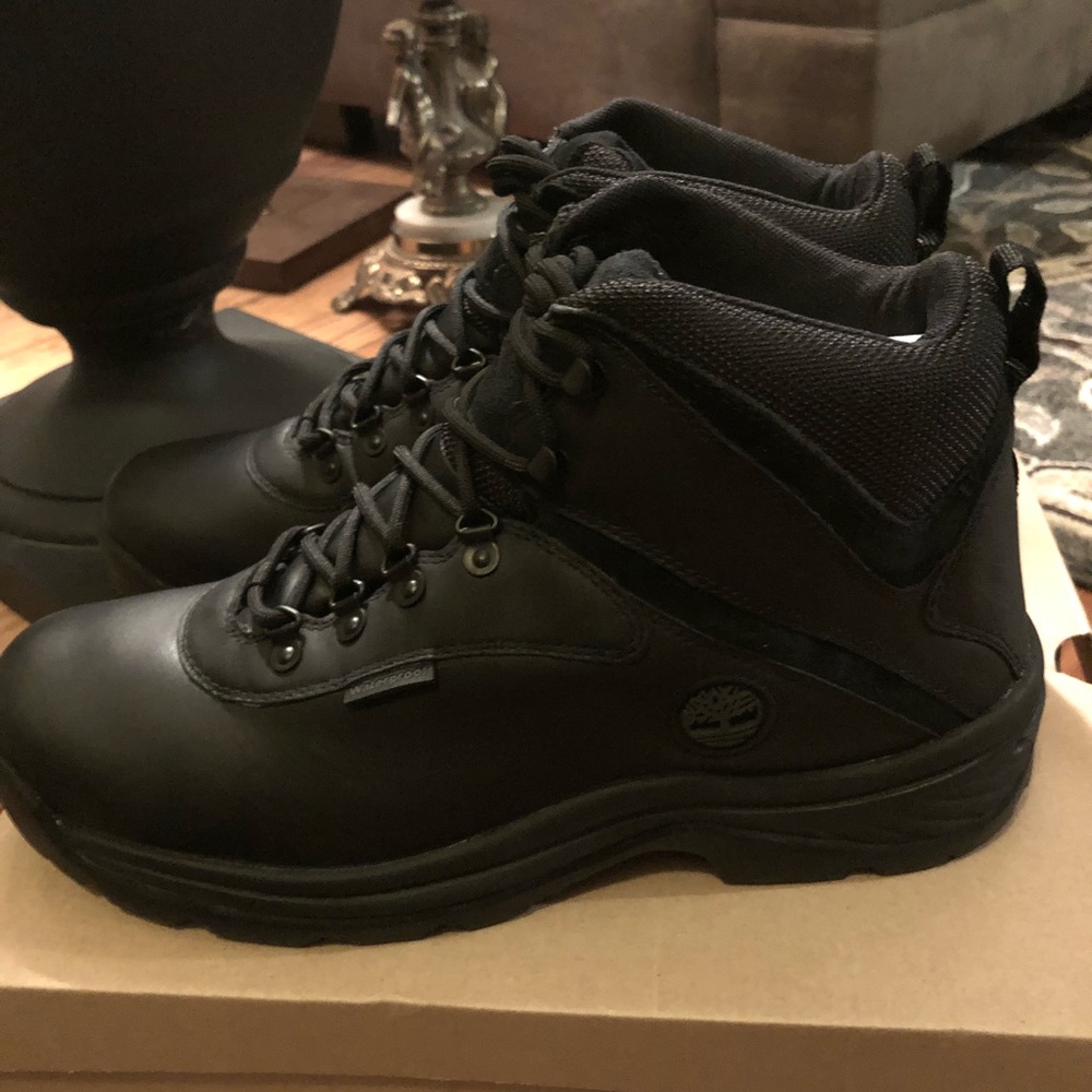 Timberland White Ledger Hiking Boots
